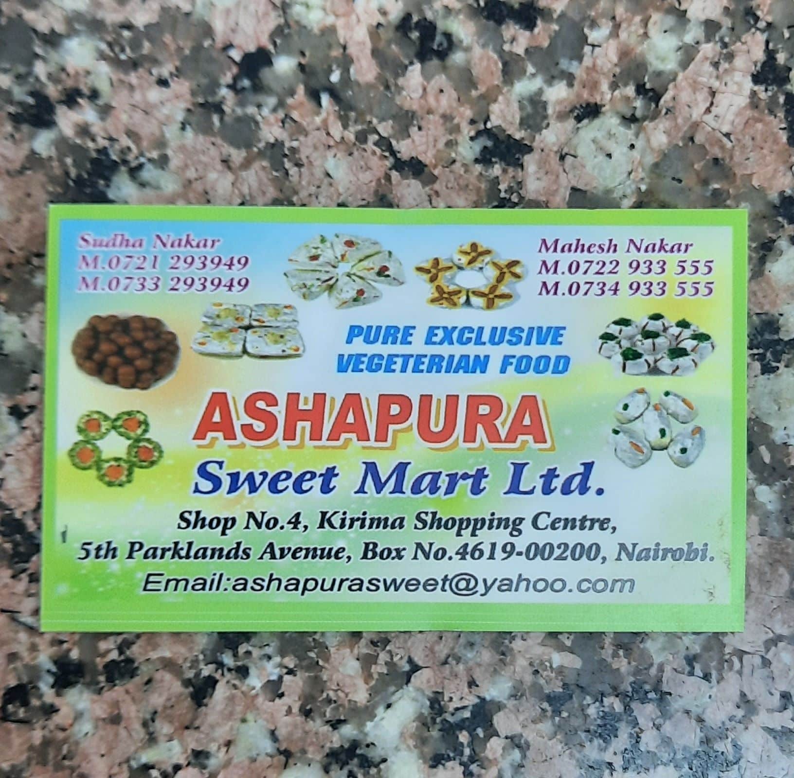 Ashapura Sweet Mart Ltd