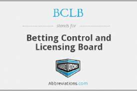 Betting Control & Licence