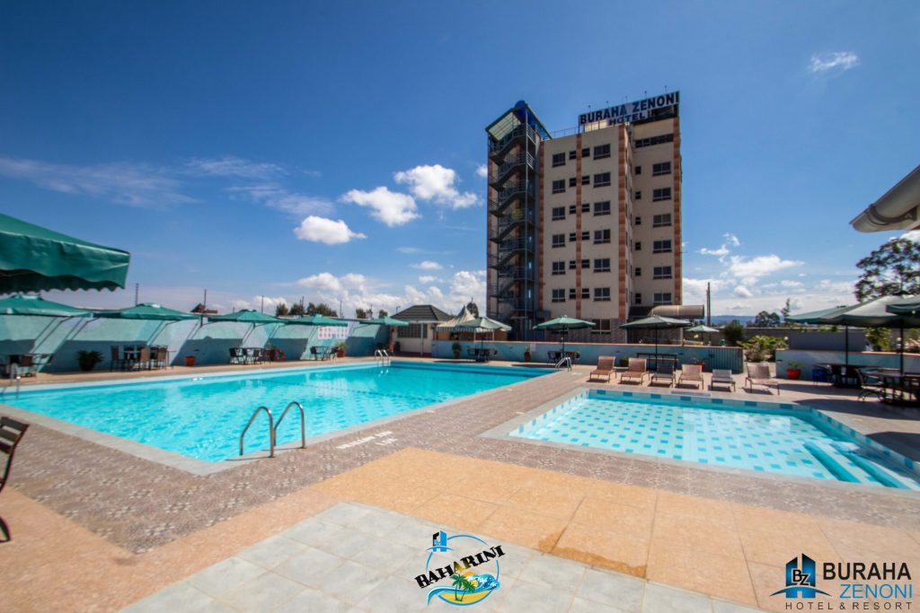 pool side, two swimming pools, buraha zenoni hotel and resort